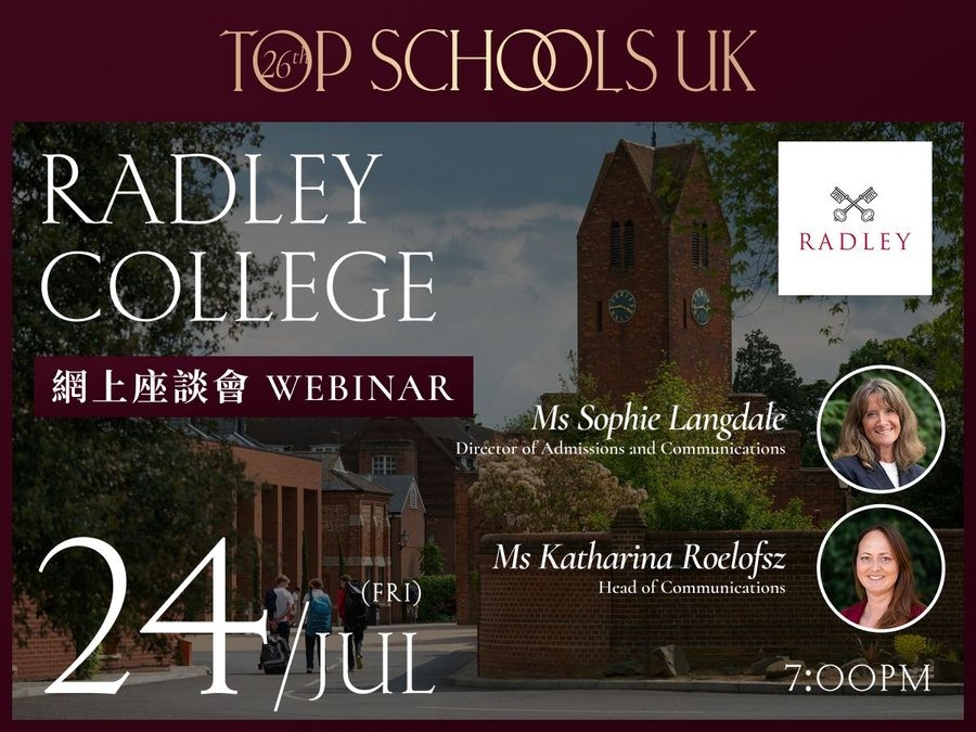 Radley College Webinar | Top Schools UK 2026